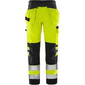 Fristads Vihreä Työkaluhousut Luokka 2 2641 GPLU Huomiokeltainen/Musta C150