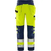 Fristads Vihreä Työkaluhousut Luokka 2 2641 GPLU Huomiokeltainen/Laivastonsininen D84