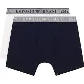 Emporio Armani Bokserishortsit sininen / harmaa / valkoinen