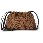 Pinko Mini Clutch Crossbody-laukku Nahka 26 cm Ruskea