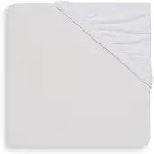 Jollein Muotoonommeltu Aluslakana Puuvillastretch 60x120, Valkoinen