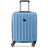 Delsey Longitude 4-pyöräinen Käsimatkatavara 55 cm Laajennettava Sininen