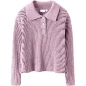 Name it Nia Loose Polo Knit L Villapaita