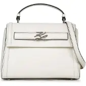 Karl Lagerfeld Autograph Käsilaukku Nahka 24 cm Valkoinen