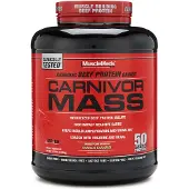 Musclemeds , Carnivor Mass, Anabolic Beef Protein Gainer, Chocolate Peanut Butter, 5.9 lbs (2,674 g)