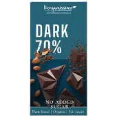 Raw Organic Benjamissimo tumma suklaa 70% sokeriton, 60g