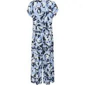 Kaffe Kamira Plain Weave Jumpsuit Printed - Blue - 44