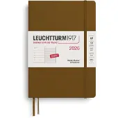 Adlibris Kalenteri Weekly Planner &amp; Notebook 2026 A5 Spice Brown