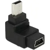 DeLOCK Adapter USB-B mini, USB-B mini 5-pin, USB-B mini 5-pin, Musta (65096)