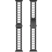 CaseOnline Kellon ranneke ruostumatonta terästä Watch 9 (41mm) - Musta/ho