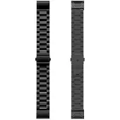 CaseOnline Kellon ranneke ruostumatonta terästä Garmin Instinct 3 (45mm) - Must
