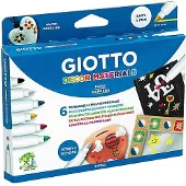 Giotto Decor Materials Paint Markers 6 pcs BL
