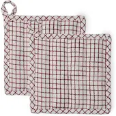 Rosendahl - Garn Patalappu 22x22 cm 2 kpl Terrakotta
