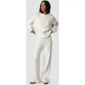 ICANIWILL Soft Knit Oversized Pants White