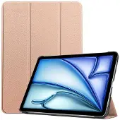 SKALO iPad Air 13 (2024) Trifold Suojakotelo - Ruusukulta