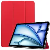 SKALO iPad Air 11 (2024) Trifold Suojakotelo - Punainen