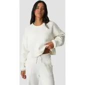 ICANIWILL Soft Knit Oversized Cropped Crewneck White