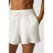 ICANIWILL Soft Knit Oversized Shorts White
