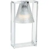 Kartell Pöytävalaisin , Light-Air, Läpinäkyvä, Olohuone, Muovi, Design