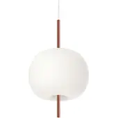 Kdln Design-riippuvalaisin KUSHI 16, himmennettävä, Valkoinen/opaali, Olohuone/ruokailutila, Lasi, Design,