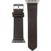 Aarni Apple Watch hirvennahkainen tummanruskea ranneke 38/40/41 mm