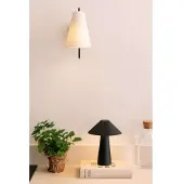 Globen Lighting Pöytävalaisin Cannes, himmennettävä, Musta, Olohuone/ruokailutila, Synteettinen materiaali, Skandinaavinen