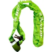Dunlop - Pyörän lukko ketjulukolla 120cm (vihreä)