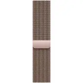 Apple Watch 46mm Milanese Loop Gold - S/M