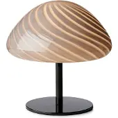 Halo Design Mini Mush Table Lamp, Glass Head, Metal Base - Black - ONE SIZE