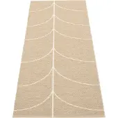 Pappelina Kudottu Matto Leif Light Nougat 70x180 cm