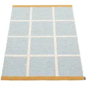 Pappelina Kudottu Matto Criss Pop Blue Fog