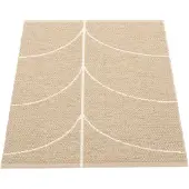Pappelina Kudottu Matto Leif Light Nougat 70x90 cm