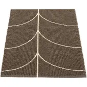 Pappelina Kudottu Matto Leif Dark Brown 70x90 cm