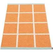 Pappelina Kudottu Matto Criss Pop Pale Orange