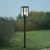 LINDBY Pylväsvalaisin Bolgar , himmennettävä, Musta, Metalli, Moderni