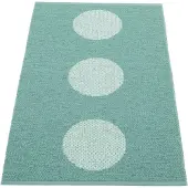 Pappelina , Vera Pop matto Jade/Pale Turquoise 70 x 120cm
