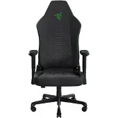Razer Iskur V2 X - Black Fabric, kangasverhoiltu pelituoli, musta