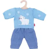 Heless Dolls Jeans with Polar Bear Sweater 35-45 cm