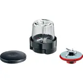 Bosch MUZS68CG, musta, Metallinen, Läpinäkyvä, Serie 6, Serie 8 (MUMS6xxx, MUM9xxx), 1 kg, 165 mm, 145 mm, 255 mm