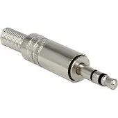 DeLOCK – Stereo plug 3.5 mm 3 pin with bend protection soldering version (65532)