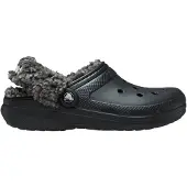 Crocs Classic Fleece Lined Clog - Black - 37/38