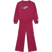 Nike French Terry Pant Set - Burgundy - 74/80
