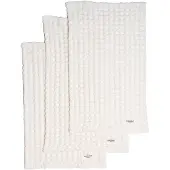 THE ORGANIC COMPANY Big Waffle Wash Cloth (Pack Of 3 Pcs) - White - ONE SIZE x 25