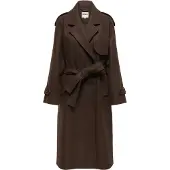 ONLY Onldear-Trillion Long Belt Coat Pnt Noos - Brown - XL