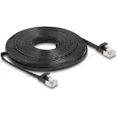 DeLOCK 81169, 10 m, Cat6a, U/FTP (STP), RJ-45, RJ-45, Musta