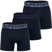 Superdry for man. M3110452C Set 3 Boxers Triple navy (L), Homewear, Cotton