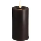 Moods & More LED pillar candle - Melted Charcoal - 49x100 mm