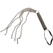 Rimba Metallinen Flogger-piiska Ketjuilla - Black