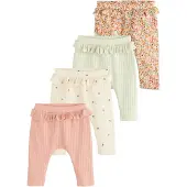 Next Leggingsit kerma / pastellinvihreä / tummanoranssi / vanha roosa