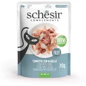 Schesir 24x70g Complements hyytelössä tonnikala ja kummeliturska